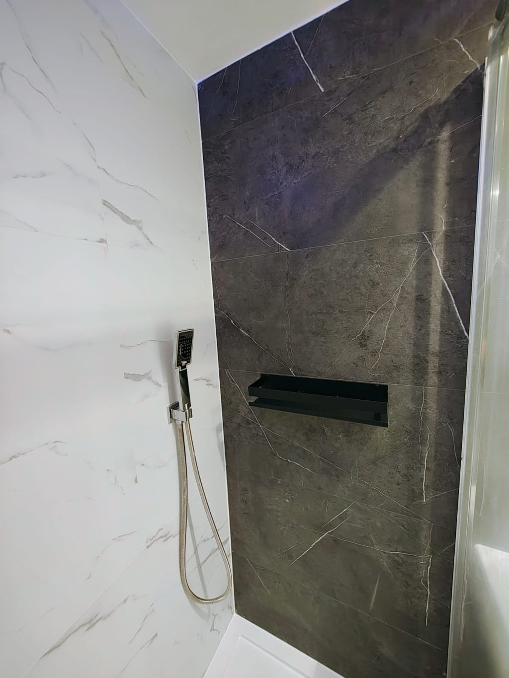 Calacatta SPC Wall Panels Tiles Shower Bathroom 1.6sqm/box, SOLID CORE