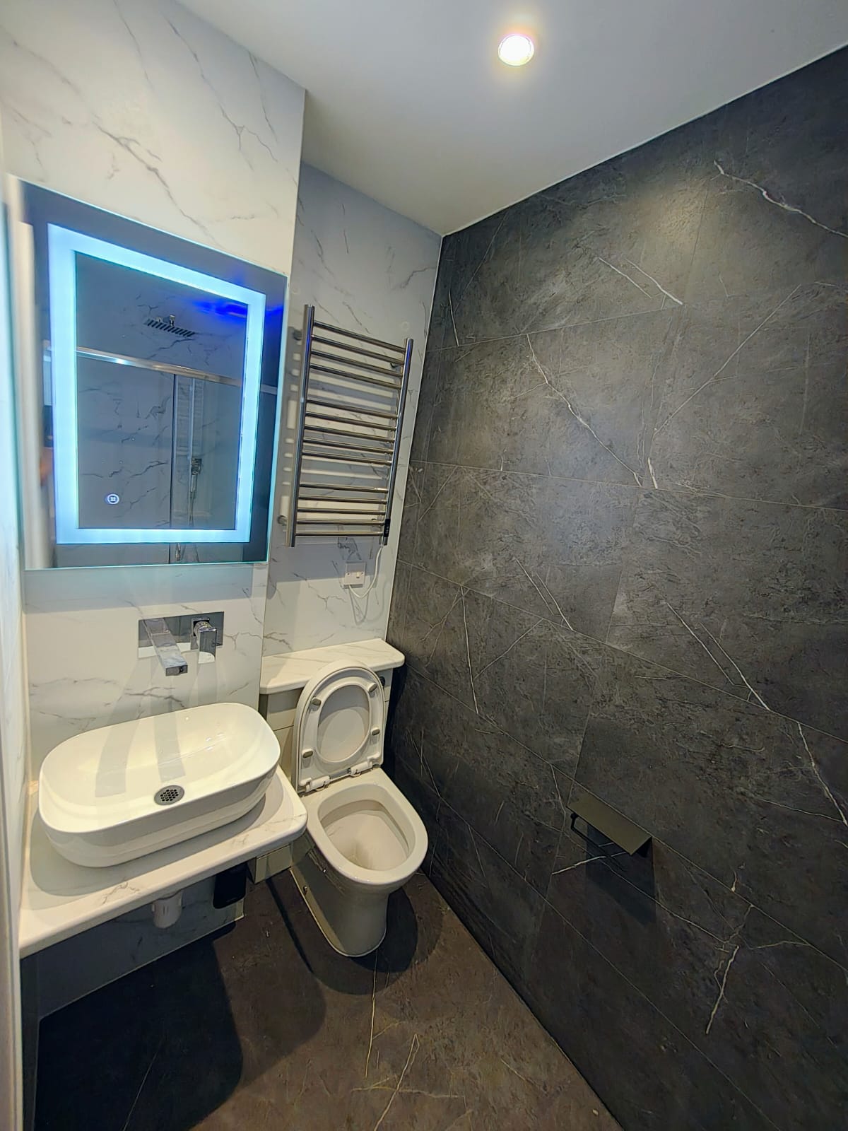 Calacatta SPC Wall Panels Tiles Shower Bathroom 1.6sqm/box, SOLID CORE