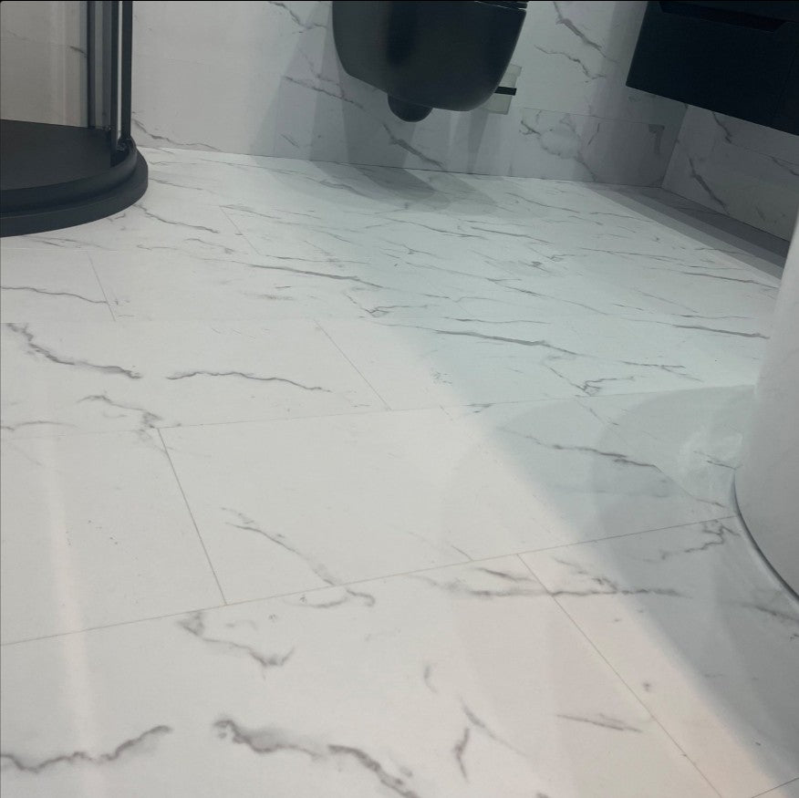 Calacatta SPC Wall Panels Tiles Shower Bathroom 1.6sqm/box, SOLID CORE